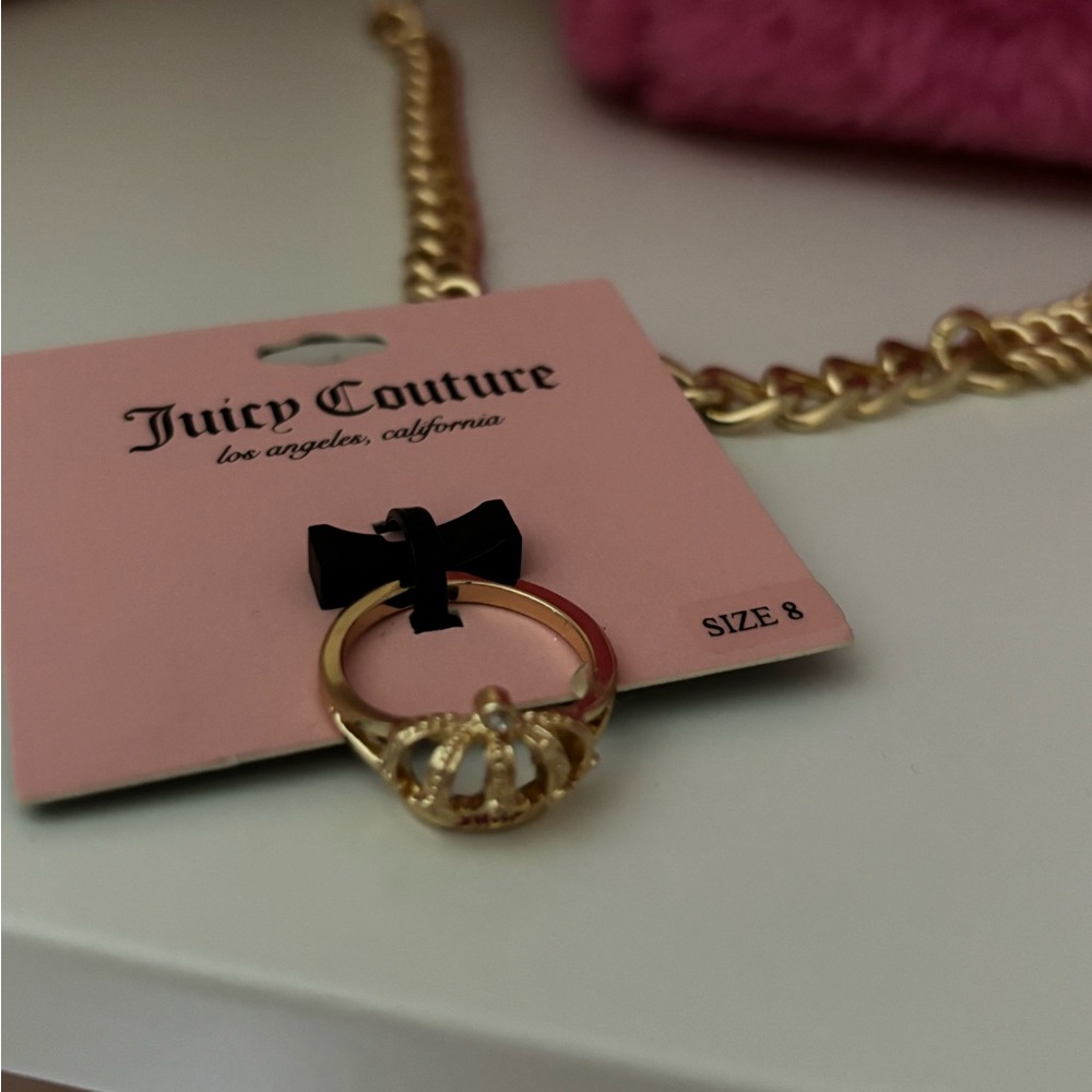 JUICY COUTURE CROWN RING SIZE 8